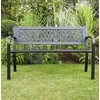 Gogarden Suoliukas su atlošu Go Garden, 125 x 56 cm, juodas