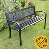 Gogarden Suoliukas su atlošu Go Garden, 125 x 56 cm, juodas