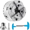 Griebtuvas tekinimo staklėms, 4-žnyplinis 70 mm, metalinis, savaime centruojantis, tikslus, šlifavimo, frezavimo staklėms