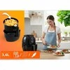 Gruzdintuvė karštu oru, mažai riebalų, 3.6L talpa, sveikas kepimas, universalus virtuvės prietaisas