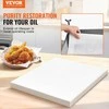Gruzdintuvės filtrų popieriaus keitimas 18 l ir 38 l komercinėms gruzdintuvėms, didelio efektyvumo aliejaus filtravimas, kvapų mažinimas, 100 lapų, virtuvės įrangos priedai