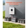 Hibridinis saulės inverteris, 4000W grynos sinusinės bangos, autonominėms švino rūgšties ličio baterijoms, su MPPT valdikliu ir WiFi, saulės energijos keitiklis įkroviklis, įtampos transformatorius