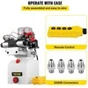 Hidraulinė jėgainė kėlimui, 12V DC, dvigubo veikimo, 4.5L, hidraulinis siurblys, keltuvas, platformoms