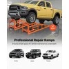 Hidraulinės automobilių rampas transporto priemonių priežiūrai ir alyvos keitimui, tvirtos nešiojamos automobilių kėlimo rampas, automobilių remonto rampas namų garažui, serviso įranga