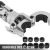 Hidraulinės replės V12-28mm TH16-32mm, 6T presavimo replės, vamzdžių presavimo įrankis, PE-X replės