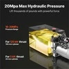Hidraulinis agregatas savivarčių priekaboms ir automobilių keltuvams, dvigubo veikimo su 12 L metaliniu rezervuaru, DC 12V siurblys, 22 MPa maksimalus slėgis, hidraulinė stotelė