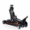 Hidraulinis automobilinis domkratas, žemo profilio, sunkiasvoris, automobiliams ir furgonams, 2.5 tonos keliamosios galios, su guminiais padais