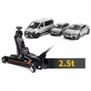 Humberg Hidraulinis automobilinis domkratas, žemo profilio, sunkiasvoris, automobiliams ir furgonams, 2.5 tonos keliamosios galios, su guminiais padais
