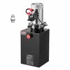 Hidraulinis galios agregatas savivartėms ir keltuvams, 12V DC, 10 L metalinis bakas, 22 MPa slėgis, 3.4 L/min srautas, vienpusio veikimo hidraulinė stotelė ir siurblys
