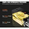 Hidraulinis siurblys dvigubo veikimo savivarcčiams, 15 kvartų rezervuaras, 12V DC 1.6kW galios blokas, 3200 psi hidraulinis maitinimo blokas, hidraulinis keltuvo siurblys