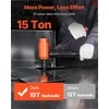 Hidraulinis skylių kirtimo rinkinys, 10 matricų metalinėms elektros spintoms, 12.7 iki 101.6 mm skylių darymo įrankis, lakštinio metalo perforatorius