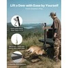 Hitch Deer Kablio keltuvas elniams, žvėrių kėlimo sistema sunkvežimiams, 136 kg talpa, pasukamas žvėrių keltuvas, sulankstoma platforma, didelio našumo elnių keltuvas