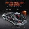 Infraraudonųjų spindulių dažų džiovinimo lempa 2000W, rankinis automobilių dažų džiovintuvas, greitas baldų džiovinimas