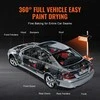 Infraraudonųjų spindulių kietinimo lempa, didelės galios dažų džiovintuvas, greitas džiovinimas automobilių remontui, nešiojamas purškimo kabinos šildytuvas