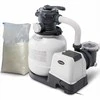 Intex Smėlio filtro siurblys, 7900 l/h baseinams, su 25 kg smėlio, efektyvi vandens filtravimo sistema