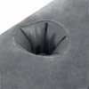 Intex Vienvietė pripučiama kėdė, patogus gultas su puodelio laikikliu, pilka PVC kėdė, skirta naudoti patalpose, sulankstoma pripučiama sofa