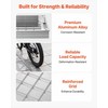 Invisible įleidžiamas šulinio dangtis su rėmu, 400 x 400mm aliuminio lydinio septiko prieigos dangtis, įleidžiamas drenažo kanalo apžiūros dangtis šaligatviams sodams terasoms, grindų liukas