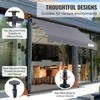 Ištraukiama markizė, Reguliuojamas šešėlis, UV apsauga, Privatumo užuolaida, Lengvas montavimas