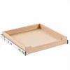 Ištraukiamas medinis spintelės organizatorius virtuvei ir voniai, švelnaus uždarymo stumdomas stalčius, 508x533x76 mm, apkrova iki 27 kg, beržo mediena