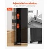 Ištraukiami apsauginiai varteliai vaikams ir augintiniams, tinklinis skydelis, sustiprintas stiklo pluošto rėmas, juodas vidaus saugos barjeras, ištraukiamas iki 1400 mm pločio, apsauga laiptams