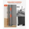 Ištraukiami apsauginiai varteliai vaikams ir augintiniams, 870 mm aukščio, išsitempia iki 2800 mm pločio, tinkliniai saugos varteliai vidaus laiptams, durims, koridoriams, pilki, apsauginė tvorelė