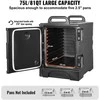 Izoliuota maisto dėžė 75L, termo dėžė maistui, karšto/šalto maisto transportavimui, talpa 81QT (76.7L)