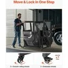 Jeep durų laikymo vežimėlis, 4 durų mobilus stovas Wrangler JK JL Gladiator JT, tvirtas plieno durų laikiklis