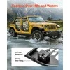 Jeep vamzdinės durys, 4 durų Jeep Wrangler JL vamzdinės durys, bekelės durys, nuimamos Jeep durys, Jeep Wrangler priedai