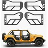 Jeep vamzdinės durys, 4 durų, skirtos Jeep Wrangler JK 2007-2018, bekelės durys, vamzdinės durys, Jeep Wrangler JK durys