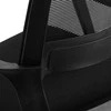 Juoda biuro kėdė, ergonomiškas dizainas, reguliuojamas aukštis, patogus sėdėjimas, kompiuterio kėdė, darbo kėdė