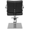Juoda salono kirpyklos kėdė, profesionali kirpėjo kėdė, reguliuojamo aukščio pasukama kėdė, kirpyklos baldai