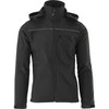 Yato Juoda Softshell striukė su gobtuvu, atspari vandeniui ir kvėpuojanti, darbo striukė, poliesterio softshell, dydis L, darbo drabužių striukė