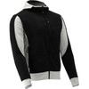 Juodas fleece džemperis su gobtuvu darbui, su penkiomis kišenėmis, darbo fleece, šiltas darbo džemperis, juodas darbo fleece