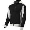 Juodas fleece džemperis su gobtuvu darbui, su penkiomis kišenėmis, darbo fleece, šiltas darbo džemperis, juodas darbo fleece