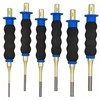 Kaiščių perforatorių rinkinys, su rankenomis, 6 dalių metalo apdirbimo įrankių rinkinys, 3-8 mm plieniniai perforatoriai amatams ir remontui