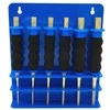 Kaiščių perforatorių rinkinys, su rankenomis, 6 dalių metalo apdirbimo įrankių rinkinys, 3-8 mm plieniniai perforatoriai amatams ir remontui