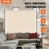 Kambario pertvaros skydas vidaus privatumo ekranas, smėlio spalvos pastatomas vienas skydas, kambario atskyrimas, privatumo sienelė, vidaus pertvara, mobili širma