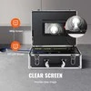 Kanalizacijos kamera, vamzdžių inspekcinė kamera 17.8 cm ekranu, 1000TVL, DVR, 30.5 m kabelis, IP68, drenažo, vamzdynų apžiūrai