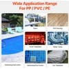 Karšto oro plastiko suvirinimo aparatas 1600W, temperatūros reguliavimas, PVC vinilo pistoletas, plastiko lituoklis, suvirinimo rinkinys