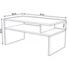 TV staliukas Kavos staliukas Perfektciecie Jula 93x50x45 cm, juodas