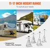 Kemperiniai RV stabilizavimo domkratai, 4 vnt., aliuminiai, 11-17 colių, 6000 lbs, priekaboms, nameliams ant ratų