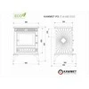 Ketaus krosnelė KAWMET P3 (7,4 kW) ECO