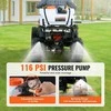 Keturračių purkštuvas, 60 l, su reguliuojama purkštukų strėle, 1.9 GPM srautas, ATV UTV taškinis purkštuvas, aukšto slėgio piktžolių purkštuvas
