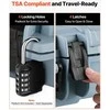 Kietas šautuvo dėklas, rakinamas, su putplasčio įdėklu, atsparus vandeniui, nešiojamas šautuvo transportavimo dėklas pilkas, ginklo laikymo dėklas