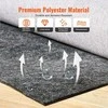 Kilimo pagrindas su neslystančia apsauga visų tipų grindims, pilkas poliesterio veltinio paminkštinimas, 2750 x 3660 mm dydis, kilimų paklotas, grindų apsauga, neslystantis padas