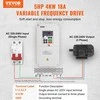 Kintamo dažnio pavara 4KW 5HP, 220V į 220V VFD, variklio greičio reguliatorius pramoninei įrangai, vienfazis ir trifazis palaikymas
