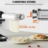 KitchenAid Makaronų gaminimo priedas pastatomam mikseriui, „trys viename“ nerūdijančio plieno kočiotuvas ir pjaustyklė, reguliuojamo storio makaronų mašinėlė, spagečių ir fettuccine pjaustymo rinkinys