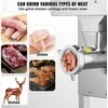Komercinė elektrinė mėsmale 10 kg/min, 2200 W, nerūdijančio plieno, dešrų kimštuvas, galingas mėsmaltuvas, pramoninis