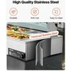 Komercinis maisto šildytuvas, 1700W elektrinis garinis bain marie, nerūdijančio plieno bufeto serveris maitinimui, restoranui, vakarėliui, 8 indų maisto šildytuvas