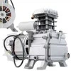 Kompresoriaus pompa POWERMAT PM-KO-24T, oro kompresoriaus atsarginė dalis, 206 litrų/minutę pompa, 1.85 kW kompresoriaus pompa, universali kompresoriaus pompa